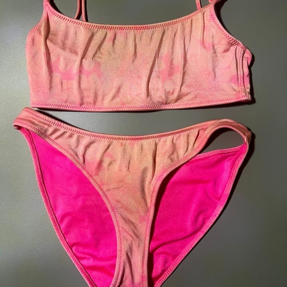 Triangl Swimwear Vibrant Pink Bikini Sz S - Picture 1 of 4
